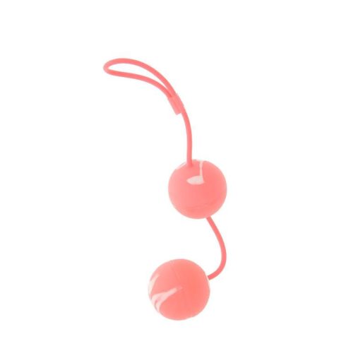 MARBILIZED DUO BALLS - PINK 35-50504