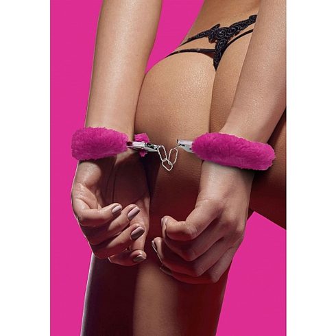 Beginner"s Handcuffs Furry - Pink ~ 36-OU002PNK