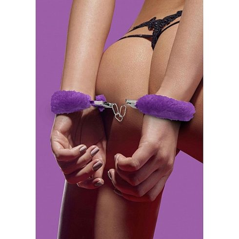 Beginner"s Handcuffs Furry - Purple ~ 36-OU002PUR