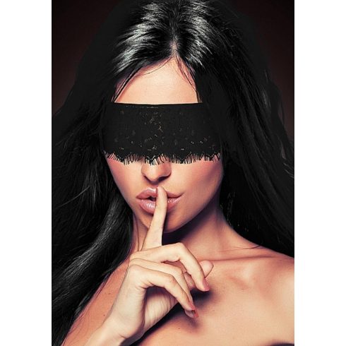 Mystère Lace Mask - Black ~ 36-OU081BLK