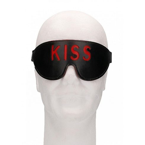 Ouch! Blindfold - KISS - Black ~ 36-OU389BLK