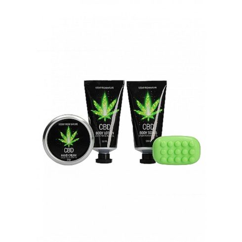 CBD - Bath and Shower - Gift set - Green Tea Hemp Oil ~ 36-PHA247