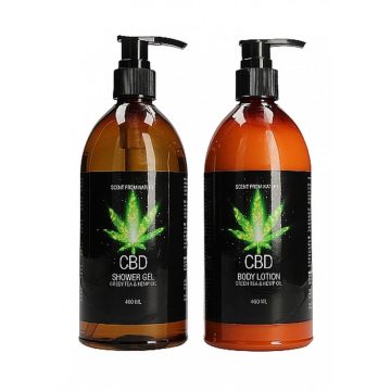   CBD - Bath and Shower - Luxe Care set - Green Tea Hemp Oil ~ 36-PHA250