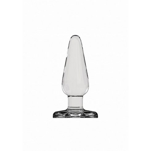 Butt Plug - Basic - 3 Inch - Glass ~ 36-PLU001GLS
