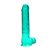 9"" / 25 cm Realistic Dildo With Balls - Turquoise ~ 36-REA093TUR