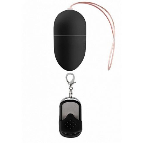 10 Speed Remote Vibrating Egg - Medium - Black ~ 36-SHT037BLK