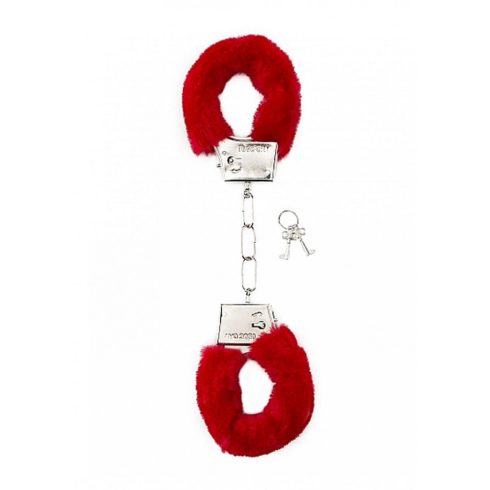 Furry Handcuffs - Red ~ 36-SHT255RED
