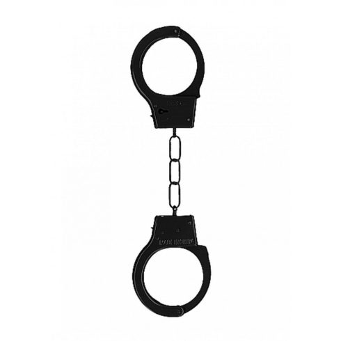 Metal Handcuffs - Black ~ 36-SHT347BLK