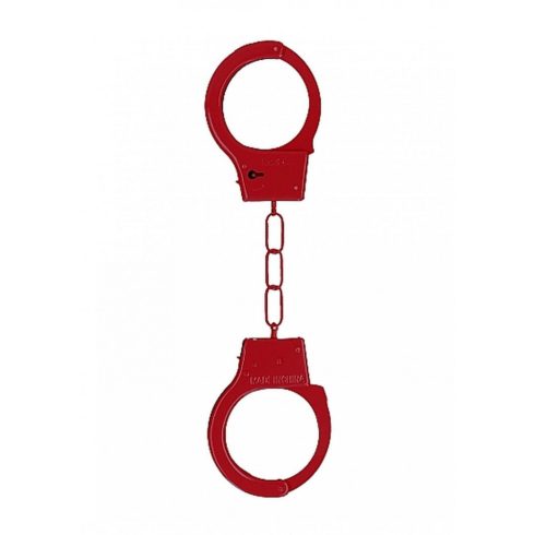 Metal Handcuffs - Red ~ 36-SHT347RED