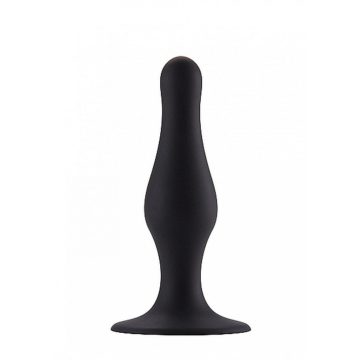Butt Plug with Suction Cup - Medium - Black ~ 36-SHT386BLK