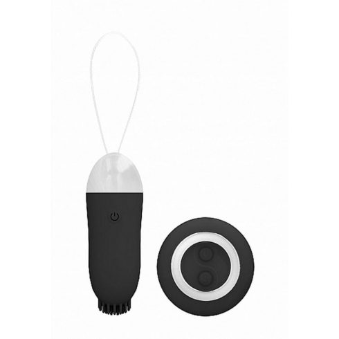 Jayden - Dual Rechargeable Vibrating Remote Toy - Black ~ 36-SIM079BLK