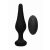No. 77 - Remote Controlled Vibrating Anal Plug - Back ~ 36-SON077BLK