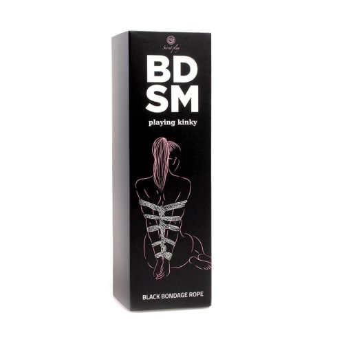 Black Bondage Rope BDSM ~ 37-6247