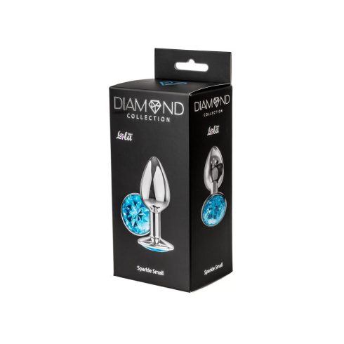 Anal plug Diamond Light blue Sparkle Small 4009-04lola