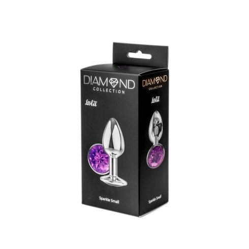 Anal plug Diamond Purple Sparkle Small 4009-05lola