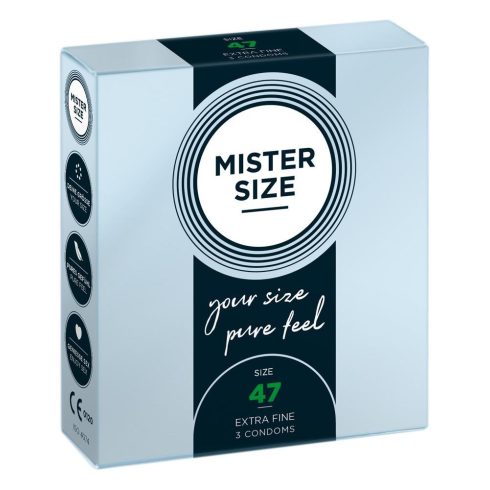 Mister Size 47mm pack of 3 42-04136310000