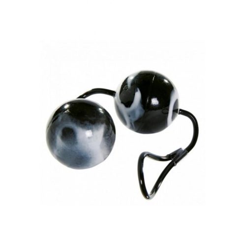 Oscilating Unisex Duo Balls Black & White 5-00076