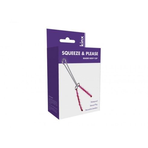 Squeeze n Please Beaded Clit Clip 5-00147
