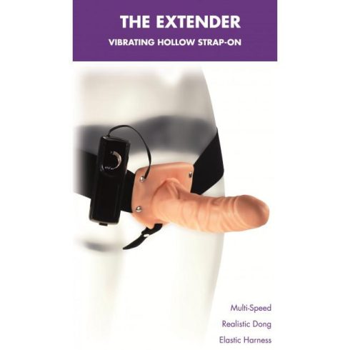 The Extender Hollow Vibrating Strap-On Kinx 5-00185