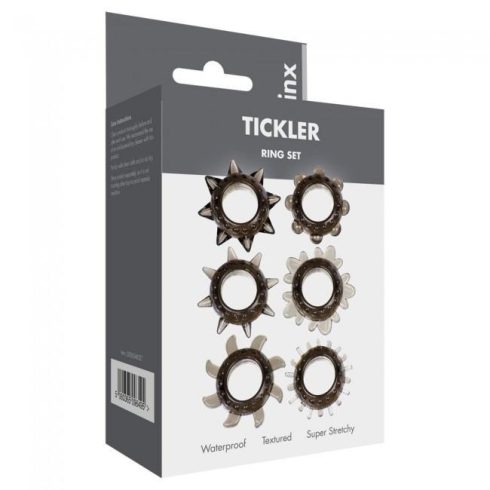 Linx Tickler Set Textured Ring Smoke 5-00344
