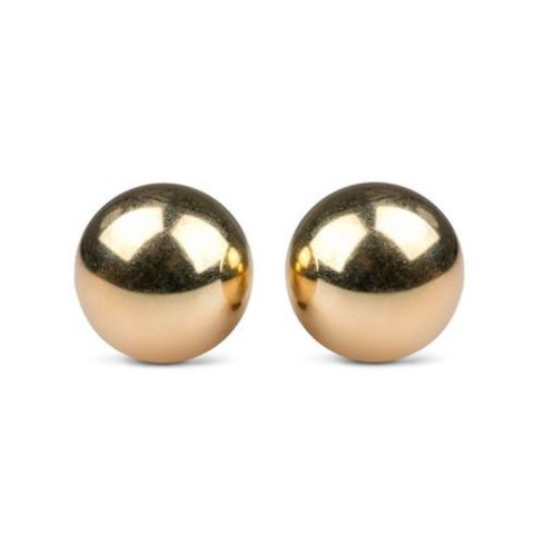 Gold ben wa balls - 25mm ~ 55-ET074GLD