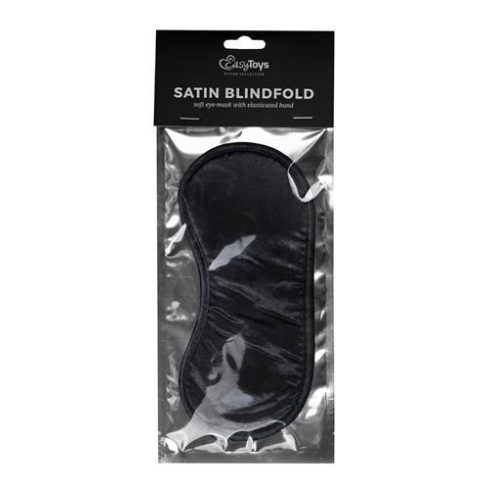 Black Satin Eye Mask ~ 55-ET246BLK