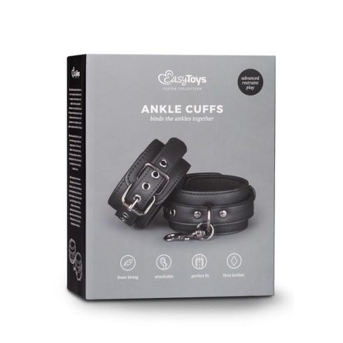 Fetish ankle cuffs ~ 55-ET371BLK