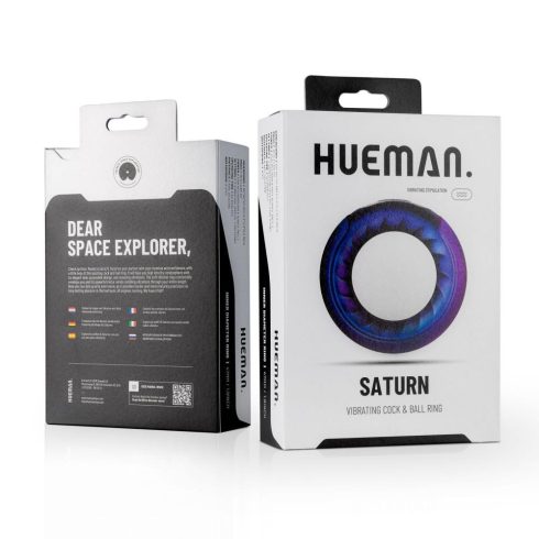 Hueman - Saturn Vibrating Cock/Ball ~ 55-HUE001