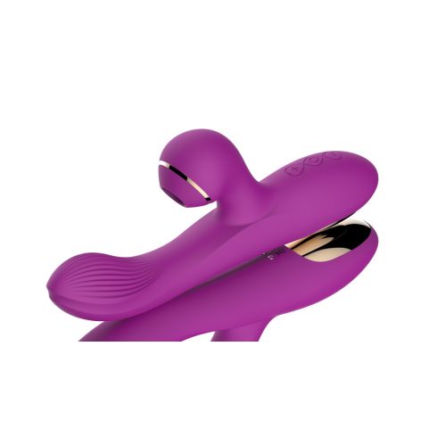 Dual Vibrator with Sucking Function Purple ~ 56-10035-2