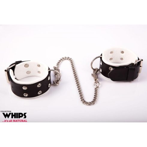 Handcuffs for women legs, white ~ 58-00067