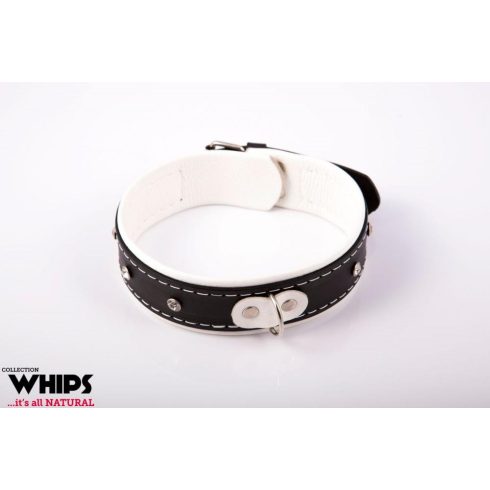 Collar for women 4 cm, white ~ 58-00069