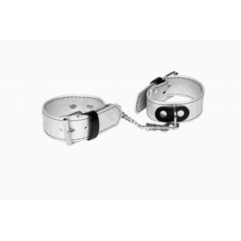 WHIPS shiny, Handcuffs for women hand, srebrne ~ 58-00076