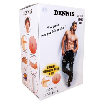 Love Doll DENNIS Inflatable 3D Bodyparts Vibrating 59-00003