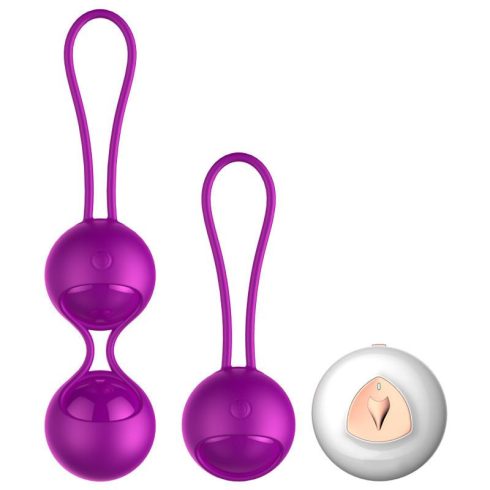 Vibrating Silicone Kegel Balls Set USB 10 Function with Remote control 63-00003
