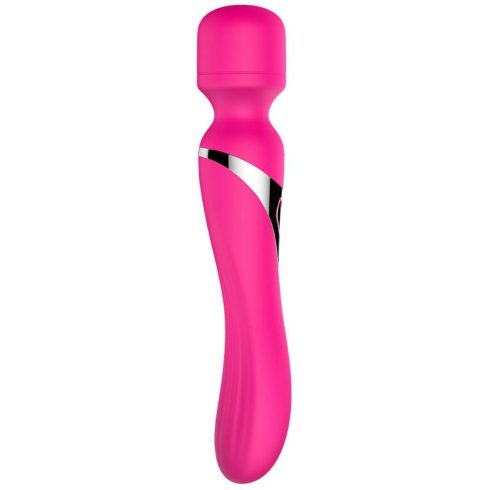 Vibrator Dual Massager Pulsator 14 Function Silicone Red USB 
