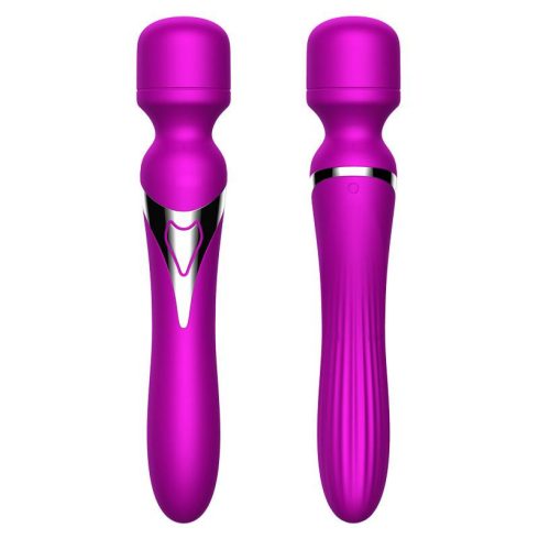 Silicone Dual Massager USB 7+7 Function Purple 63-00012