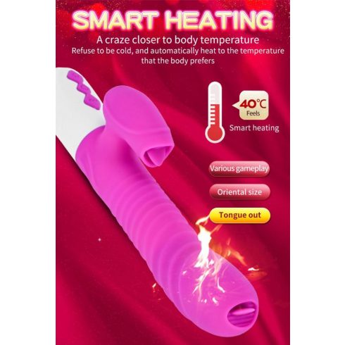 Silicone USB 7 Function and Thrusting Function Heating purple 63-00039