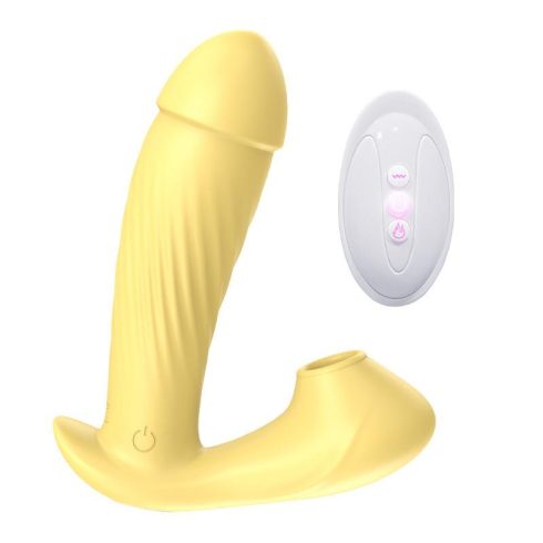 Silicone Panty Vibrator USB, 7 vibrations, Heating function, 7 Frequency Of Sucking ~ 63-00057
