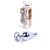 Anal Plug Jawellery Silver BUTT PLUG Clear 64-00075