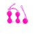 Kegel Balls Set Silicone multisize pink 64-00096