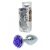 Jewellery Silver PLUG ROSE- Purple ~ 64-00123