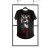 T-shirt men black S fashion ~ 66-TSHFB004S