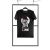 T-shirt men black S regular ~ 66-TSHRB003S