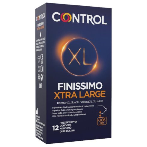 condoms Control Finissimo Xtra Large 12"s ~ 8-4850