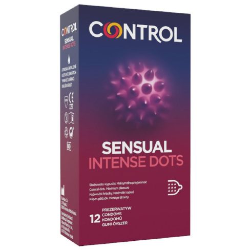 condoms Control Sensual Intense Dots 12"s ~ 8-4874