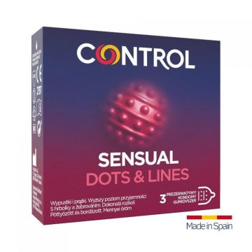 Control Sensual Dots & Lines 3's -8-6816