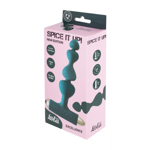 Vibrating Anal Plug Spice it up New Edition Excellence Dark green 8016-02lola