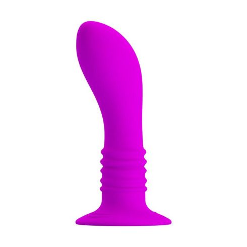 Anal Plug PRETTY LOVE Vibro 10 function Silicone Purple BI-014161