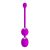 Kegel Balls Vibro PRETTY LOVE WERNER 12 function USB Silicone purple BI-014548