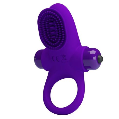 PRETTY LOVE - VIBRANT PENIS RING II Purple BI-210205-1